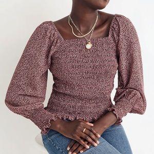 NWT Madewell Floral Top